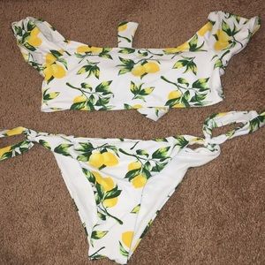 lemon bathing suit